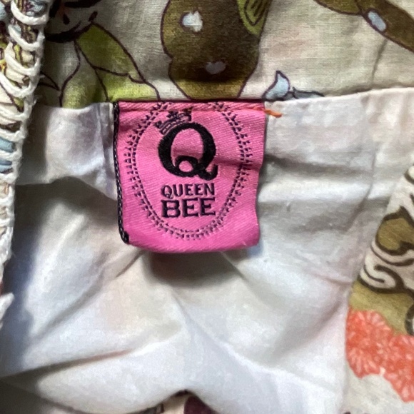 Queen Bee Boho Patchwork Halter Dress Size 5 - Picture 6 of 8